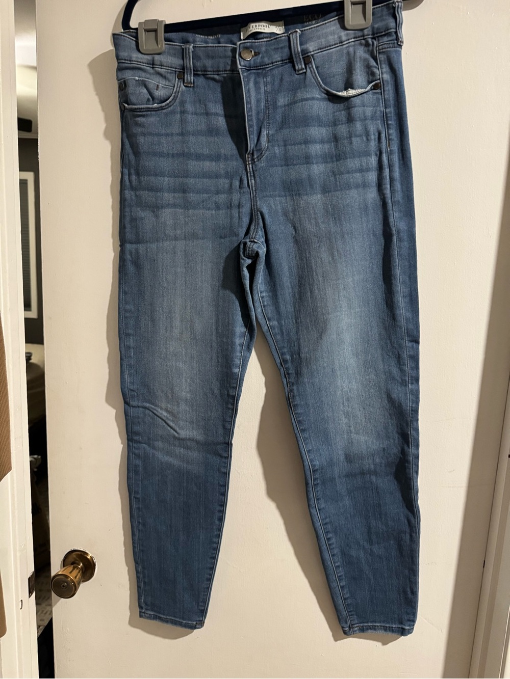 Liverpool Los Angeles Ankle Skinny Light Wash Jeans Size 14/32